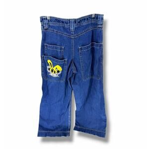 A.LAB Mega Rave Jeans Baggy Embroidered Pocket 26 Mega Size 30 Urban Retro